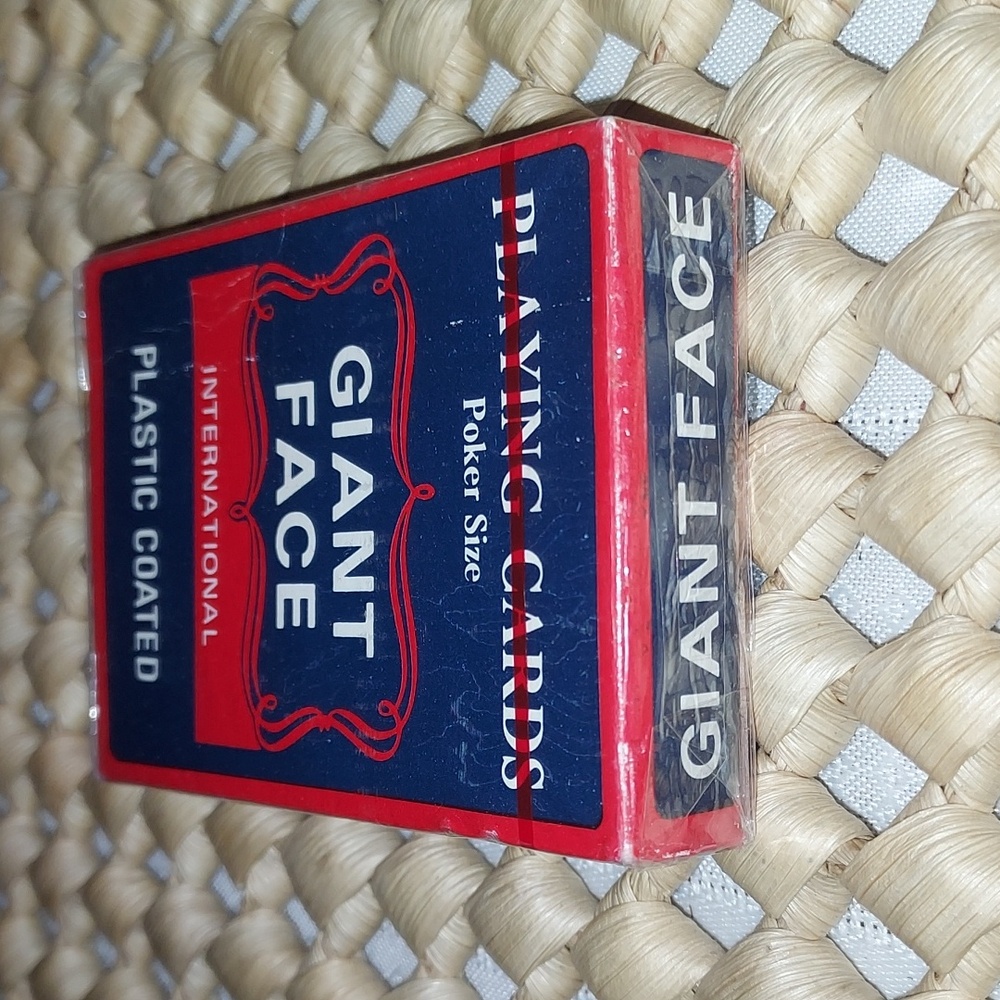 VTG Giant Face International Playing Cards NWOT - Picture 4 of 8